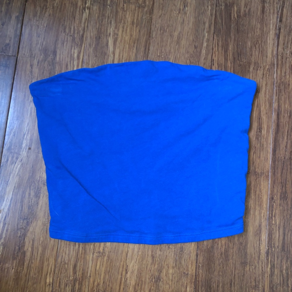 Blue tube top